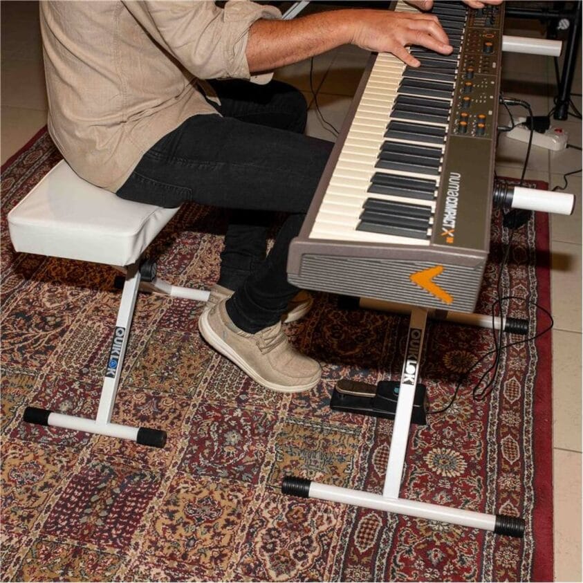Quik Lok BX/8 WH keyboard bank Wit - Image 6