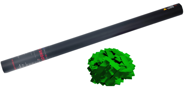 TCM FX Handheld Confetti Cannon 80cm Green Metallic