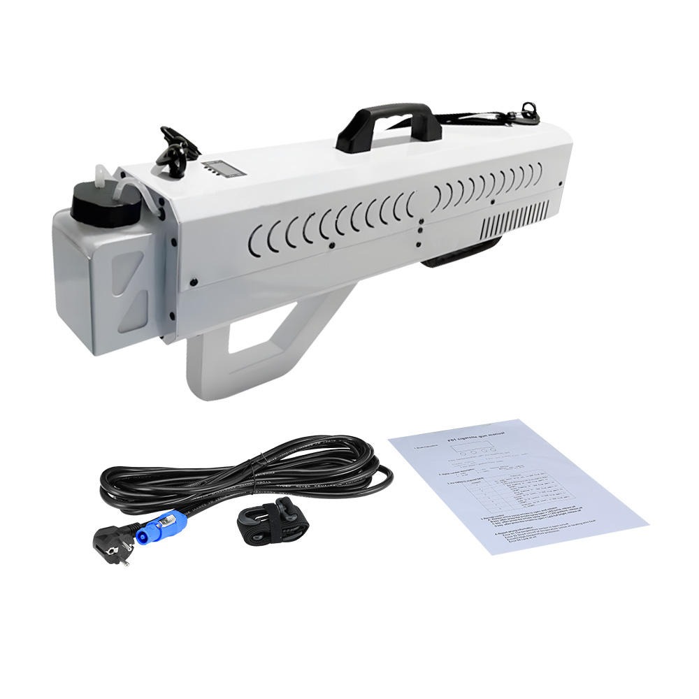 DJLicht 1500W rookmachine handgun co2 effect Wit - Image 4