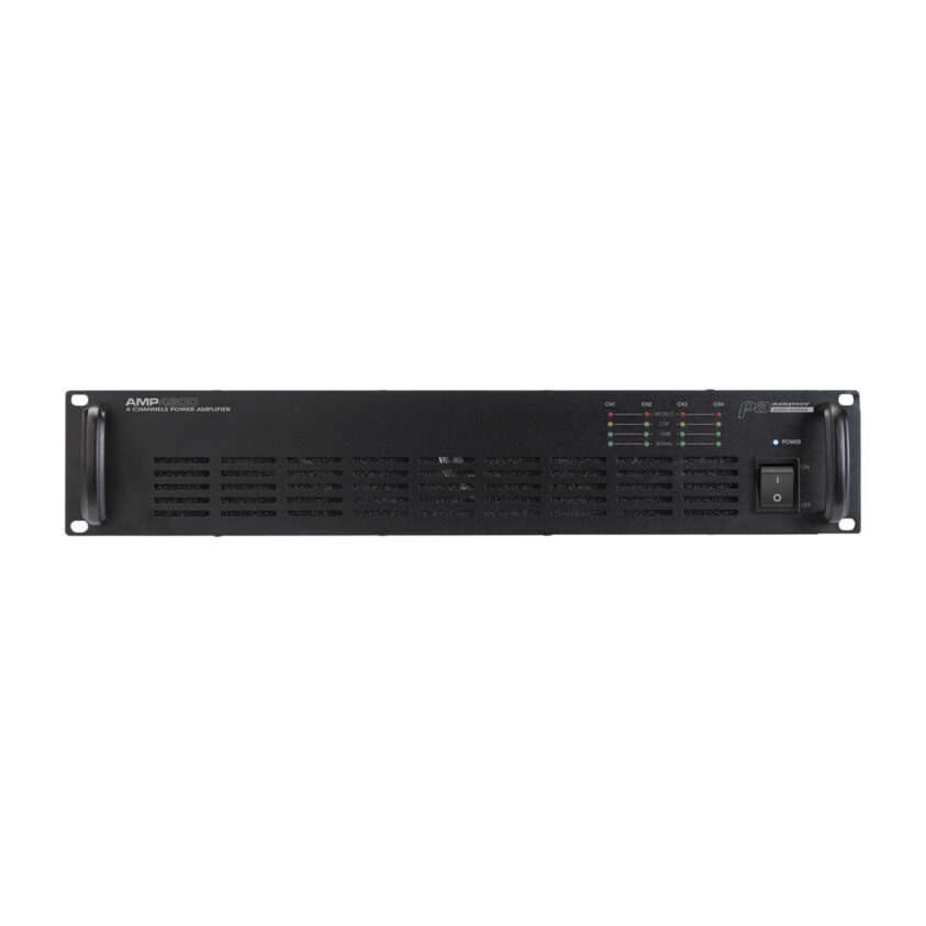 AUDIOPHONY AMP4300 Compacte lichtgewicht meerkanaalsversterker 4x 300W in-line 70V 100V