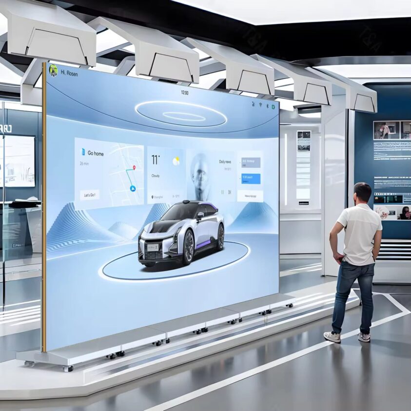 DJLicht led display klapbaar zuil Reclamezuil 204cm hoog GOB Leds - Image 7