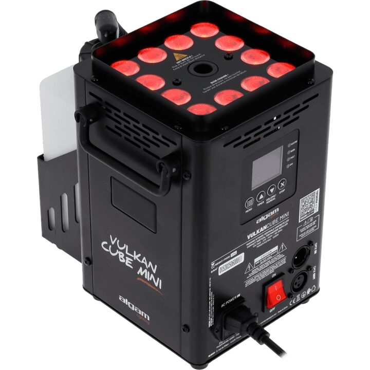 Algam Vulkan Cube mini 1200W rookmachine met RGBW Led verlichting