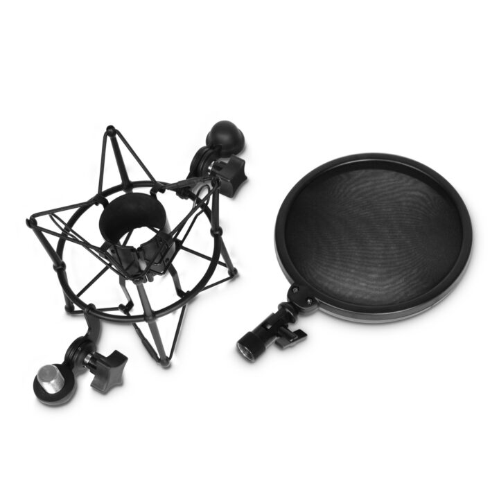 Adam Hall DSM 400 Shockmount met popfilter