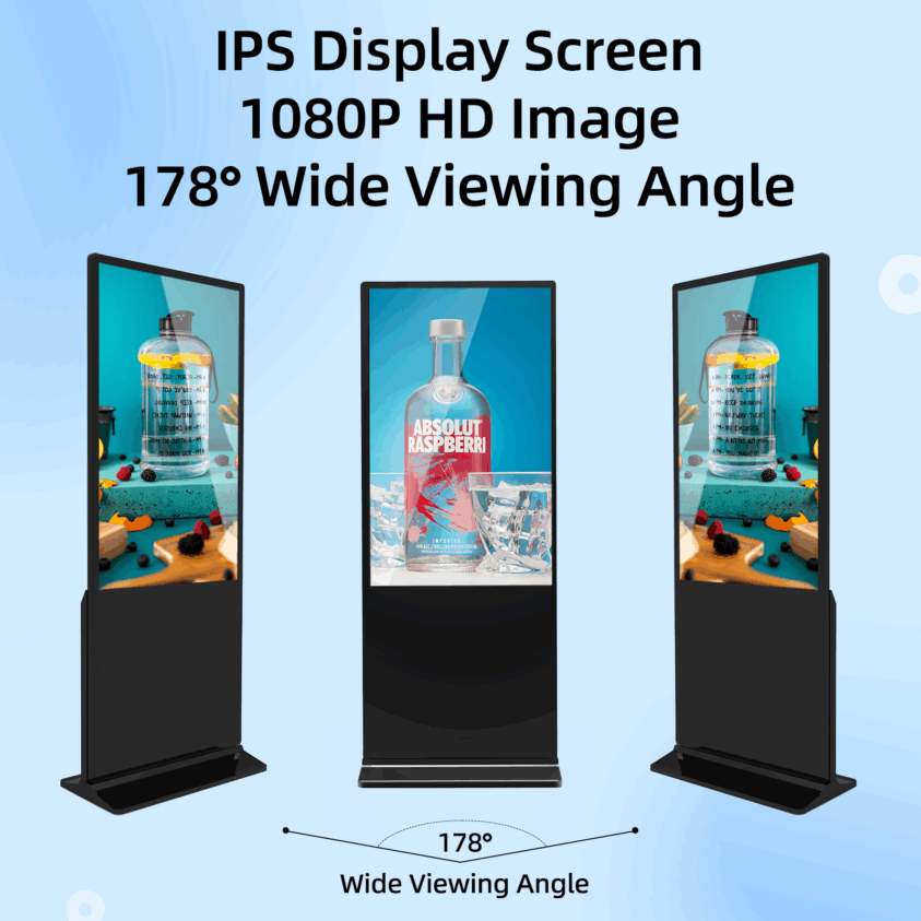 DJLicht 55'' Touch display zuil Reclamezuil 205cm hoog met Android - Image 2