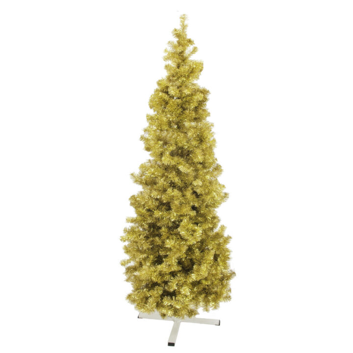 EUROPALMS Fir tree FUTURA gold metallic 210cm