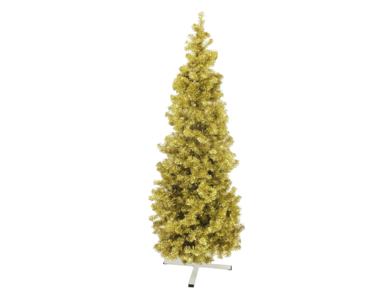 EUROPALMS Fir tree FUTURA gold metallic 210cm