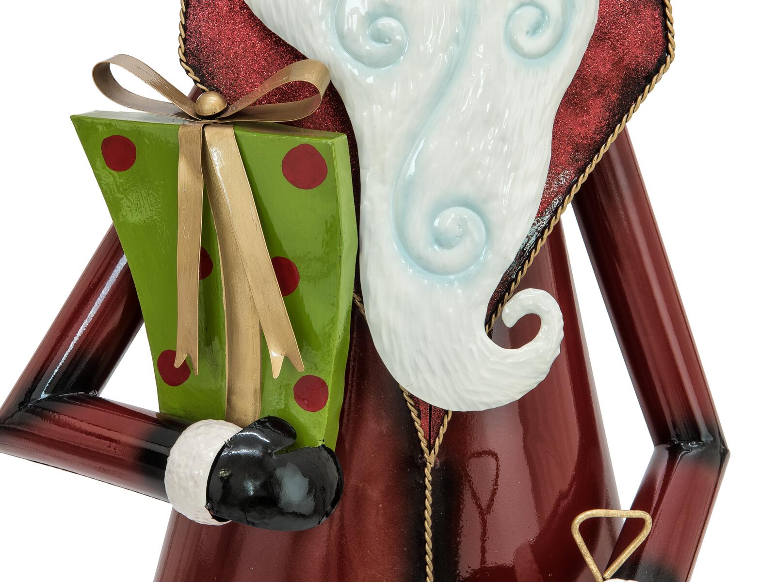 EUROPALMS Santa Claus Metal 150cm red - Image 3