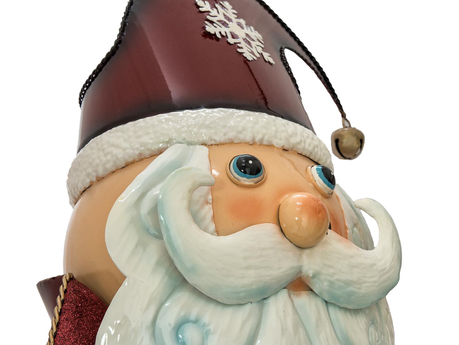 EUROPALMS Santa Claus Metal 150cm red - Image 4