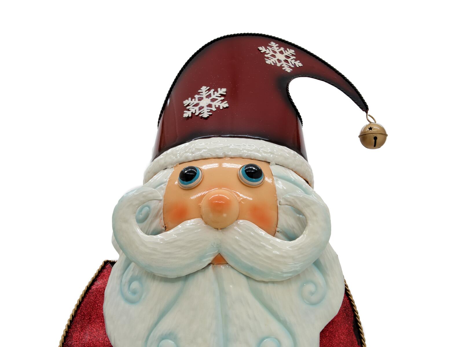 EUROPALMS Santa Claus Metal 195cm red - Image 3