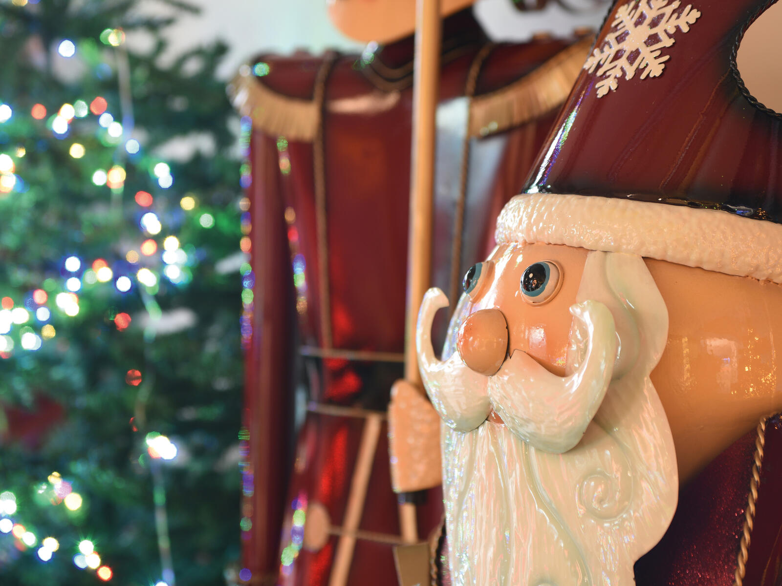 EUROPALMS Santa Claus Metal 195cm red - Image 4