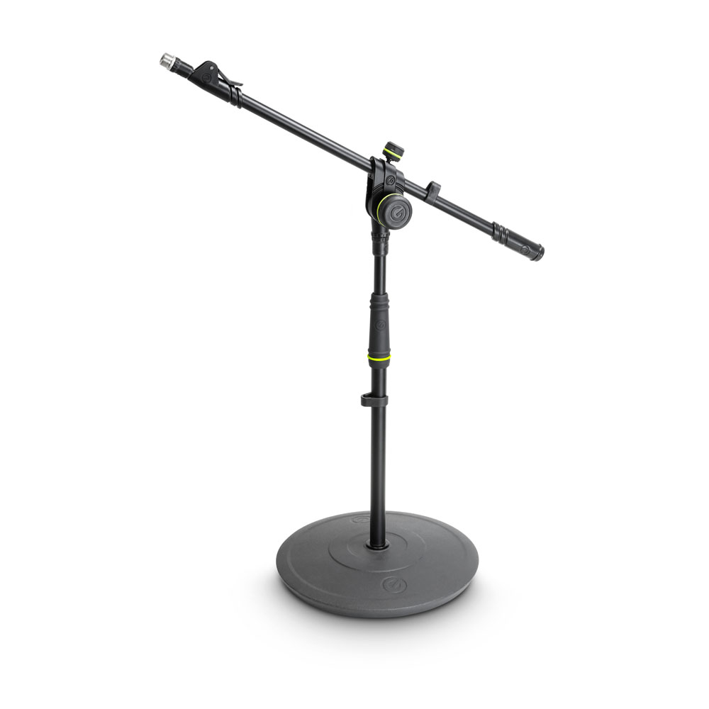 Gravity MS 2222 B Laag microfoonstatief met ronde voet en telescopische hengel - Image 2