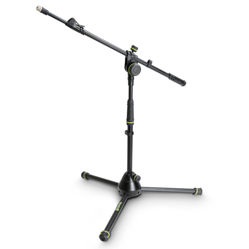 Gravity MS4222B Laag microfoonstatief met driepoot en telescopische hengel - Image 2