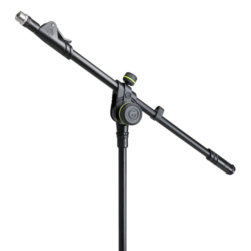 Gravity MS4222B Laag microfoonstatief met driepoot en telescopische hengel - Image 4