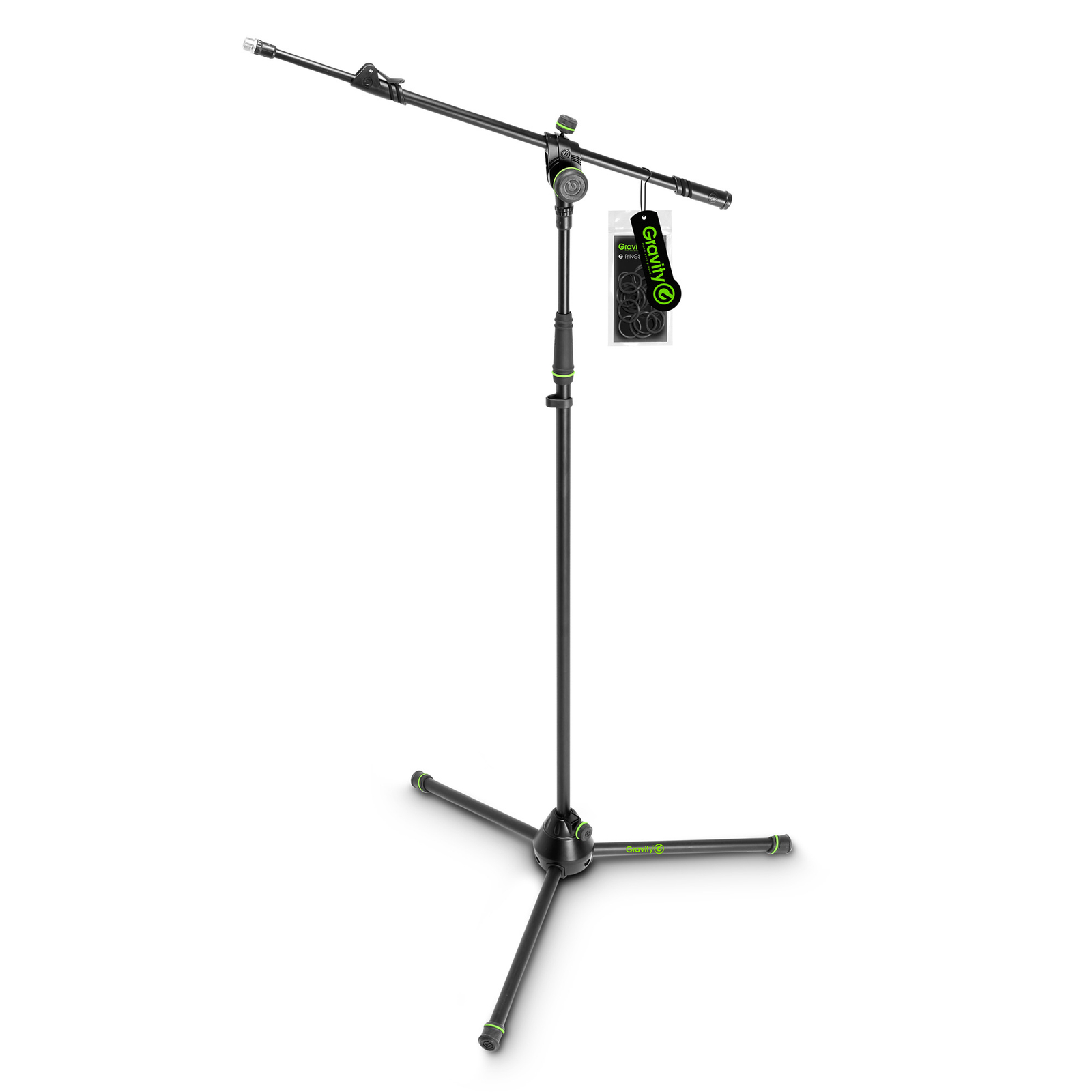 Gravity MS4322B Microfoonstatief met driepoot en telescopische hengel