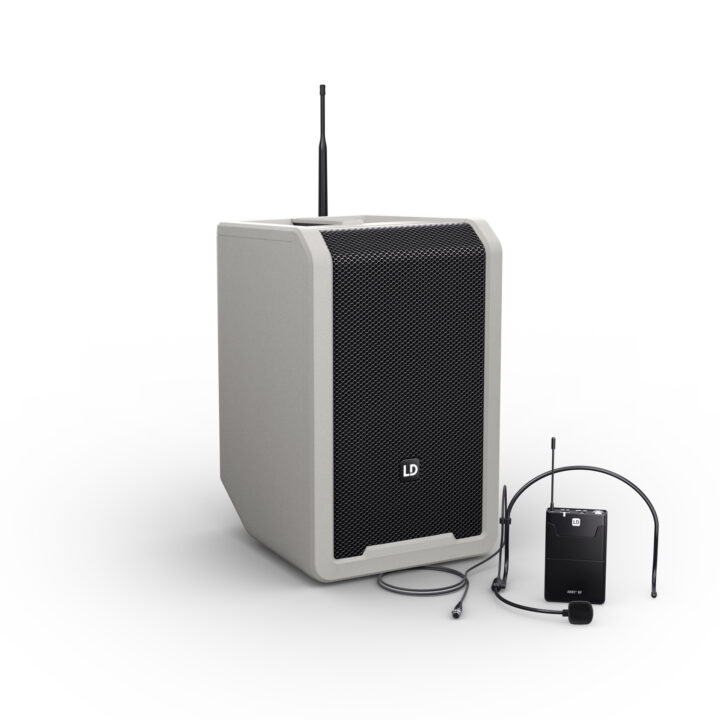 LD Systems ANNY 8 BPH B5 G Urban Grey met headset 584-608 MHz