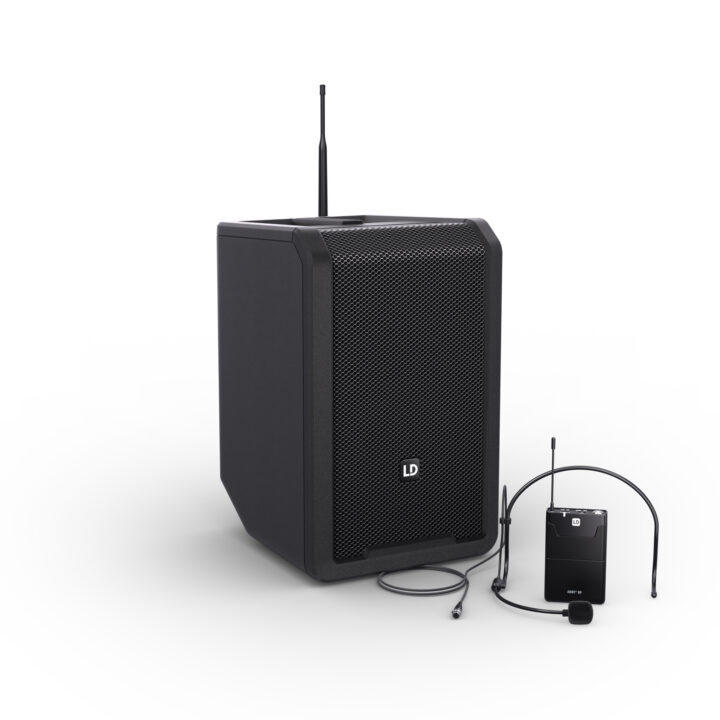 LD Systems ANNY 8 BPH B5 Stage Black met headset 584-608 MHz