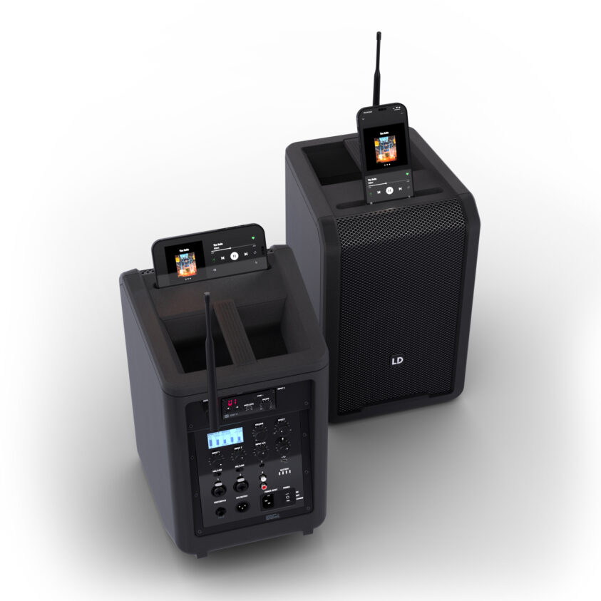 LD Systems ANNY 8 BPH B5 Stage Black met headset 584-608 MHz - Image 14