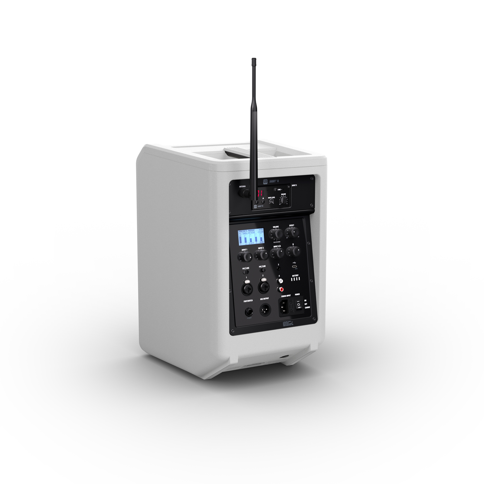 LD Systems ANNY 8 BPH B8 W Pure White met headset 823-832 MHz + 863-865 MHz - Image 2
