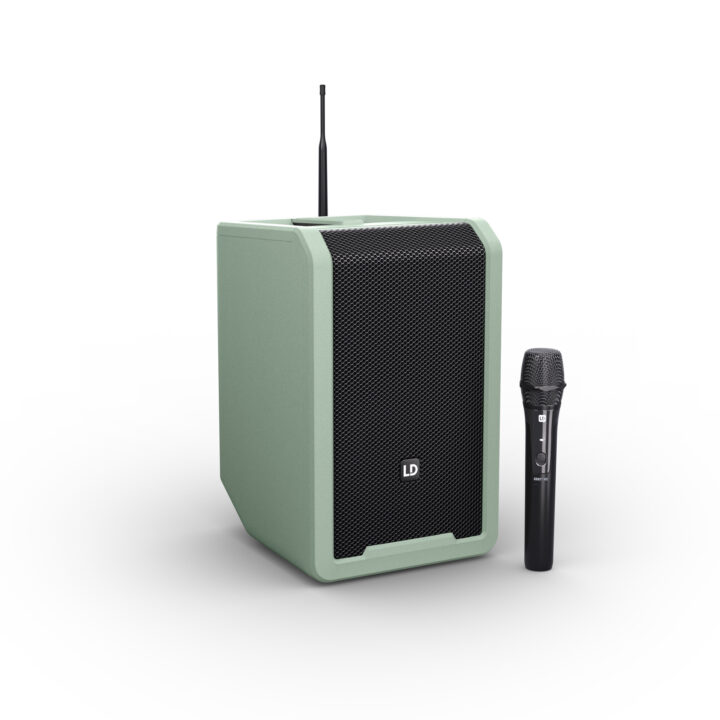 LD Systems ANNY 8 HHD B6 GN Adventure Green met handheld 655-679 MHz