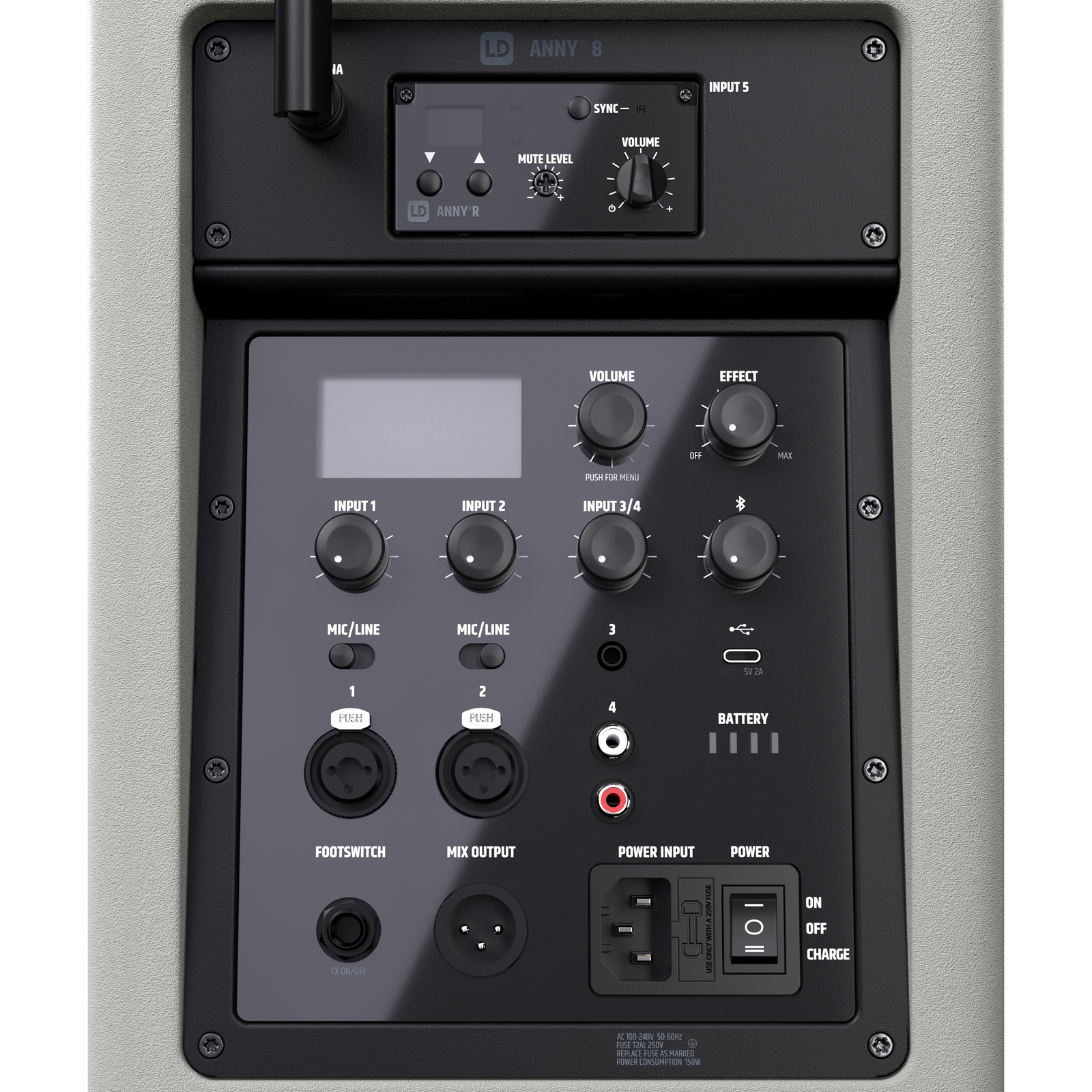 LD Systems ANNY 8 HHD B6 G Urban Grey met handheld 655-679 MHz - Image 18
