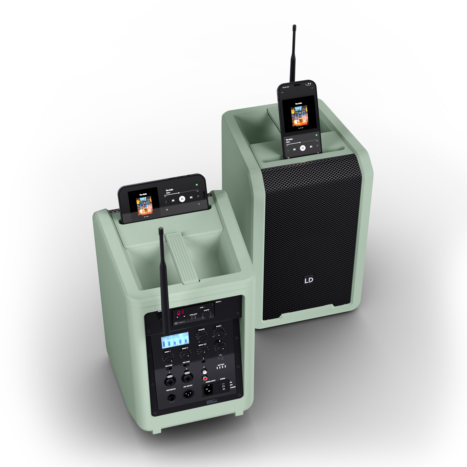 LD Systems ANNY 8 HHD B5 GN Adventure Green met handheld 584-608 MHz - Image 14