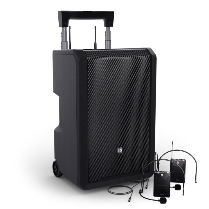 LD Systems ANNY® 10 BPH 2 B5 accu speaker met bluetooth en 2x headset