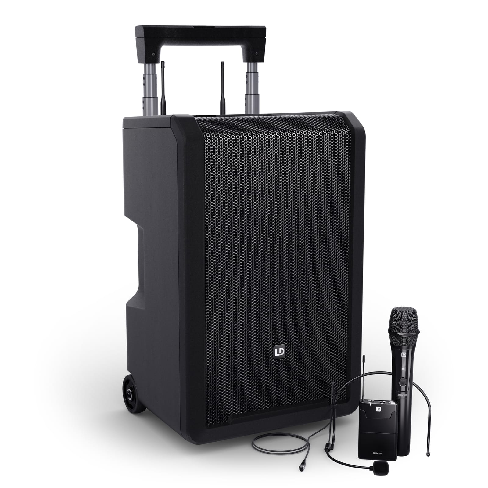 LD Systems ANNY® 10 HBH 2 B6 x headbodypack + 1x wireless microfoon