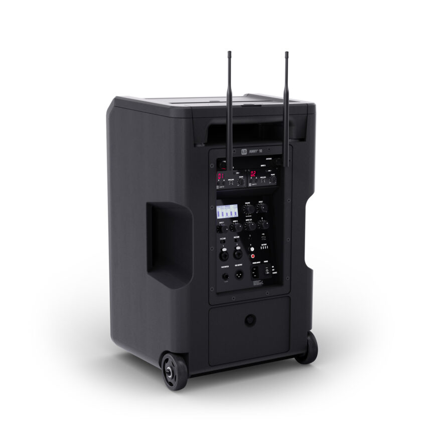LD Systems ANNY® 10 HHD 2 B6 accu speaker met bluetooth en 2x wireless microfoon - Image 2