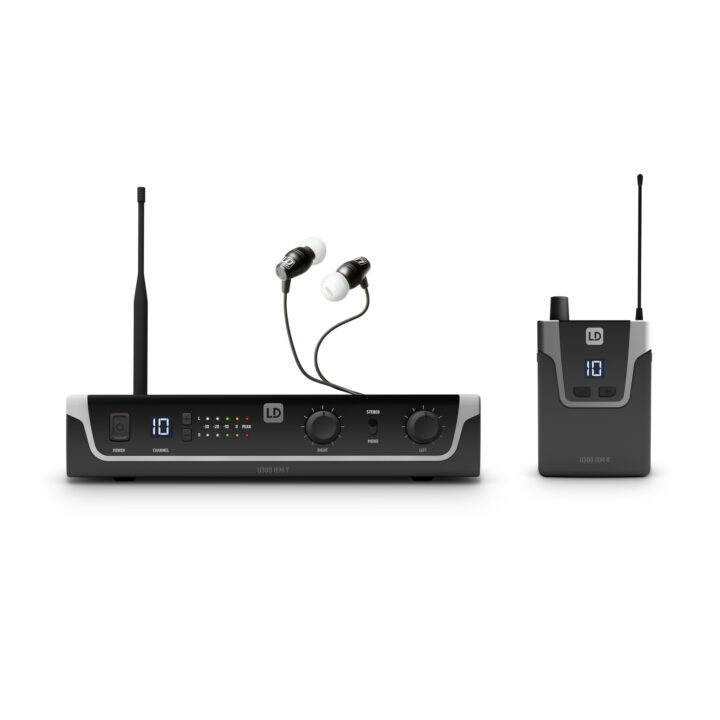 LD Systems U305 IEM HP set met in-ears 584 - 608 MHz