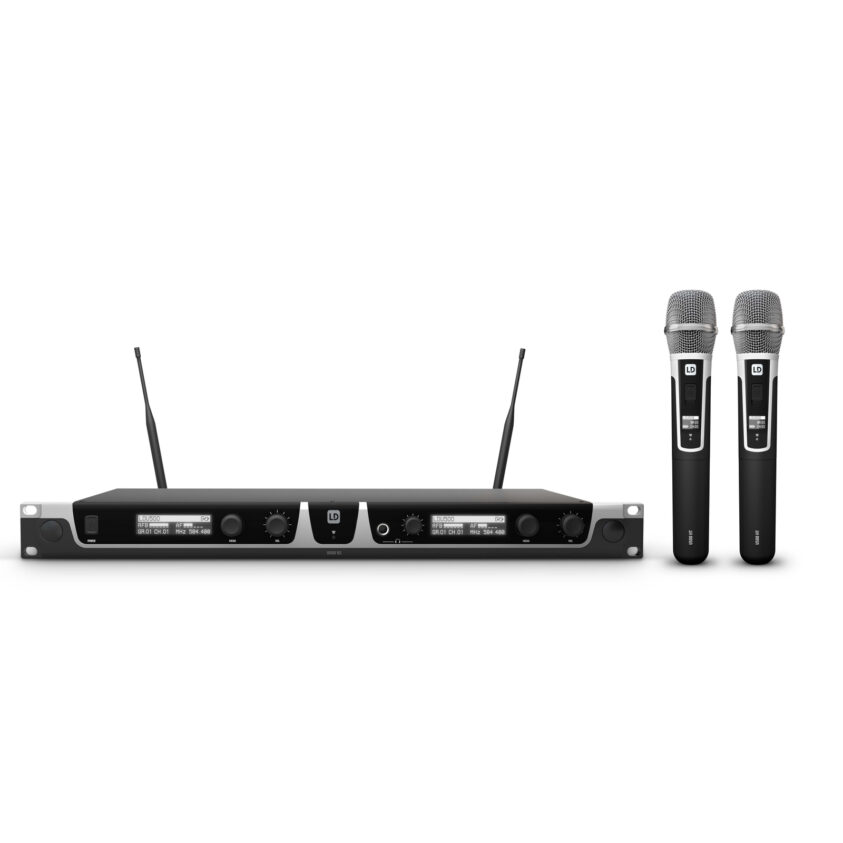LD Systems U505 HHC 2 dual handheld systeem 584 - 608 MHz