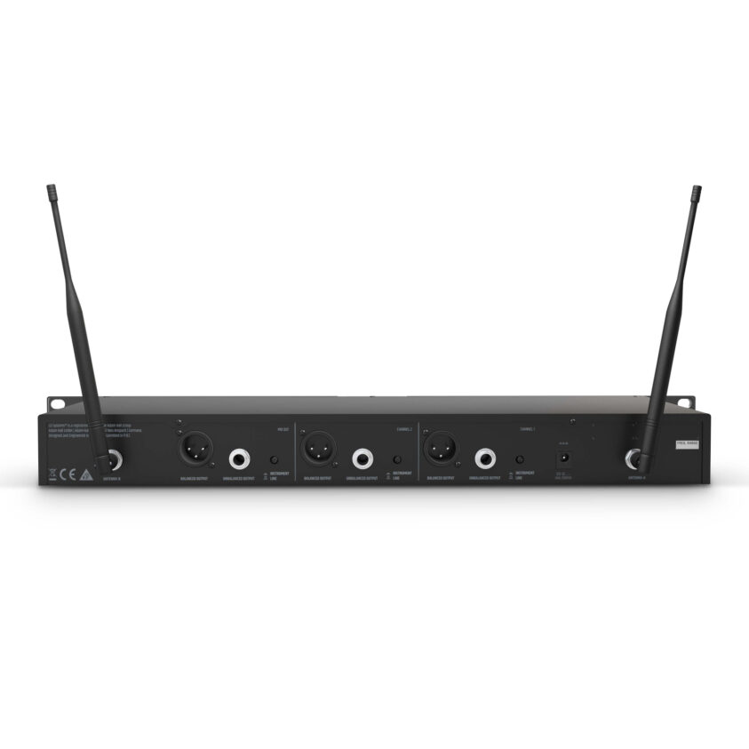 LD Systems U505 BPHH 2 Draadloos microfoonsysteem met 2 x bodypack en 2 x headset beige 584 - 608 MHz - Image 5