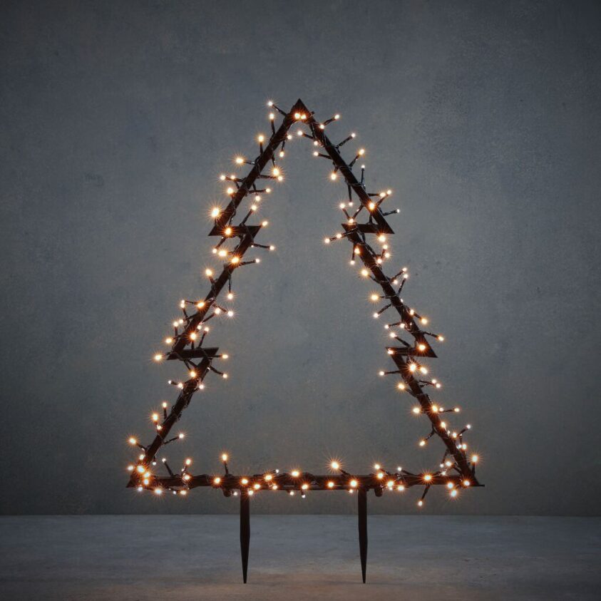Luca Lighting Tuin Decoratie LED Boom 175 LEDs 53x1x75 cm Warm Wit Zwart