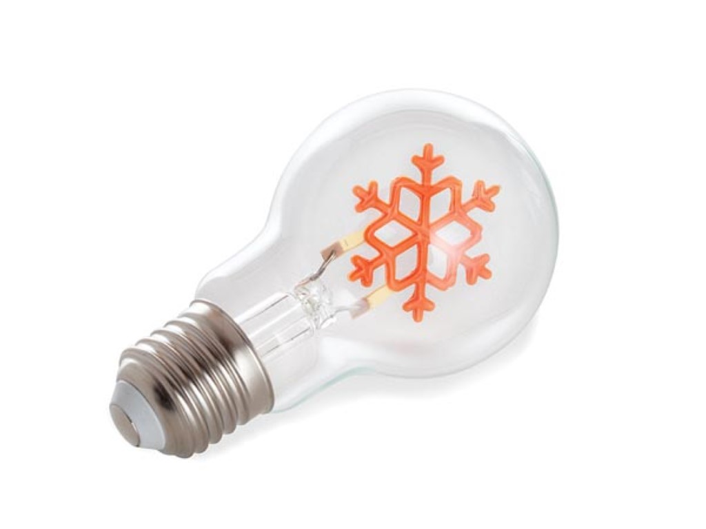 Vellight Ledlamp sneeuwvlok Decoratief Filament 2 W E27 60 Lm 25000 Branduren - Image 4