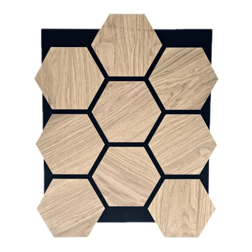YourWalls Wandpaneel Heaxagon Natural 62x76cm