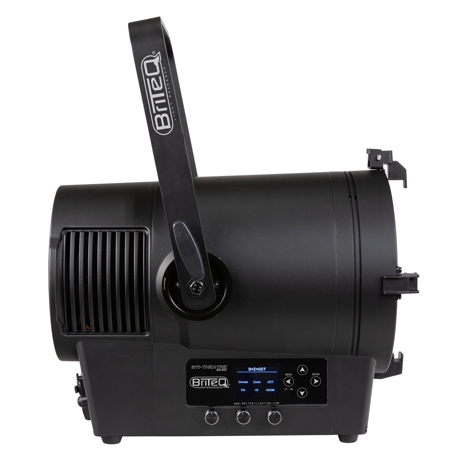 BRITEQ BTI-THEATRE 6C20 Veelkleurige IP65 LED fresnel spot met een vermogen van 2 kW - Image 3