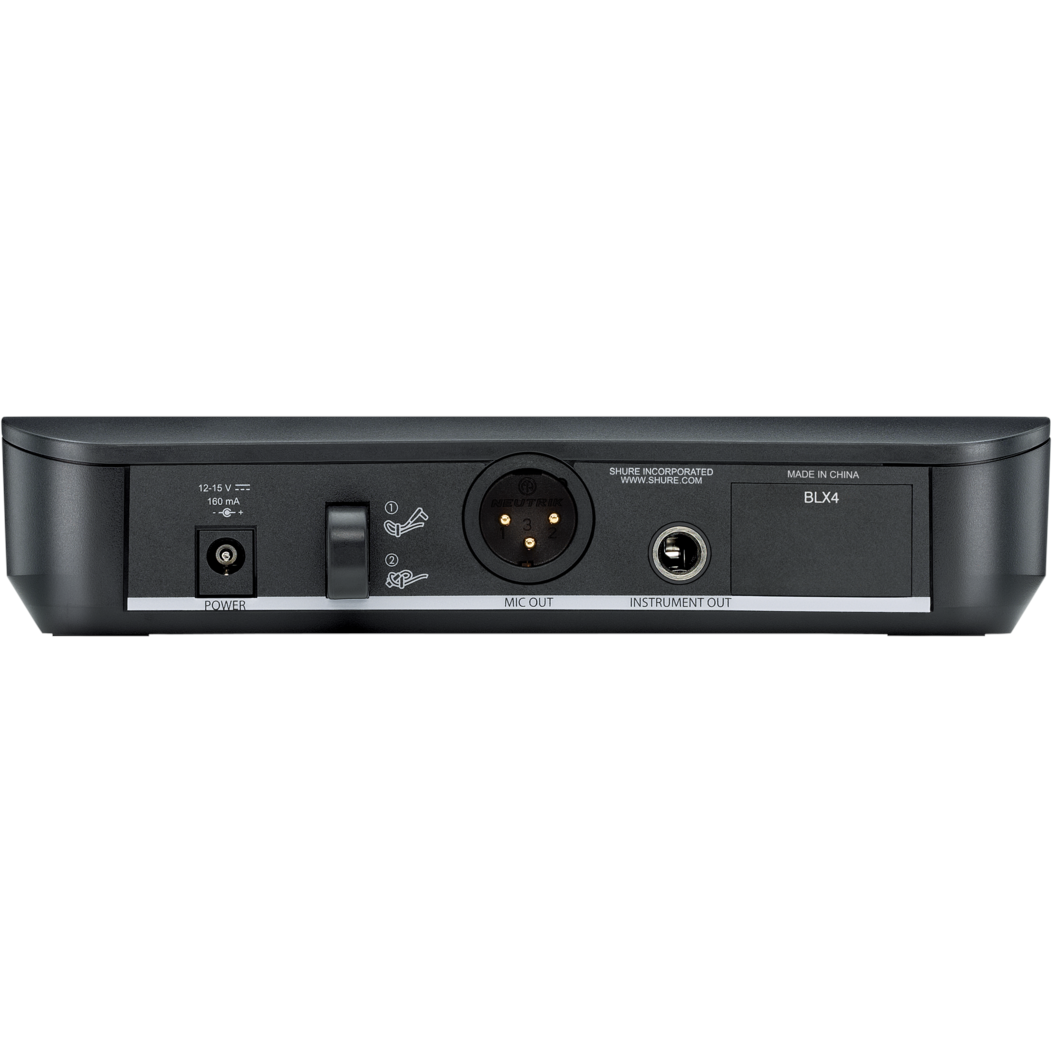 Shure BLX4E-K14 draadloze ontvanger (614 - 638 MHz)