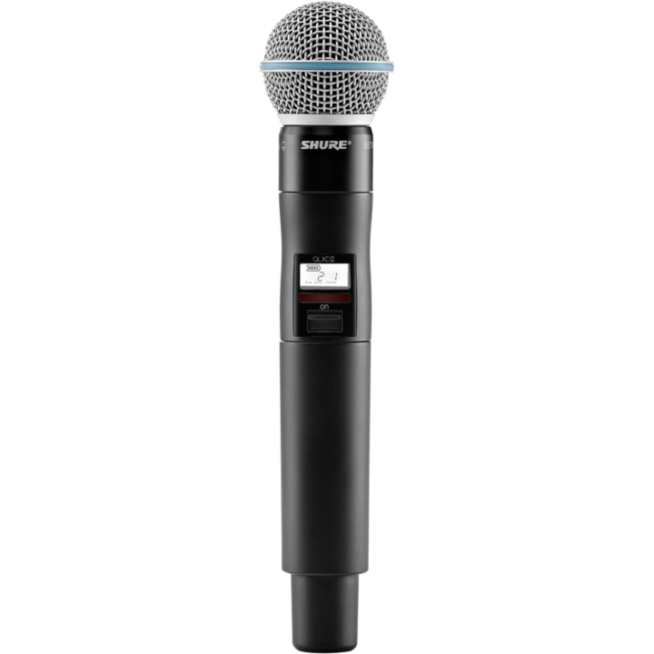 Shure QLXD2B58-G51 handheld microfoon (470 - 534 MHz)