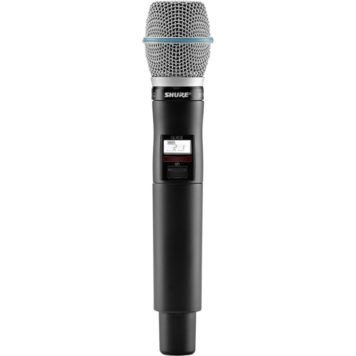 Shure QLXD2B87A-H51 handheld microfoon (534 - 598 MHz)