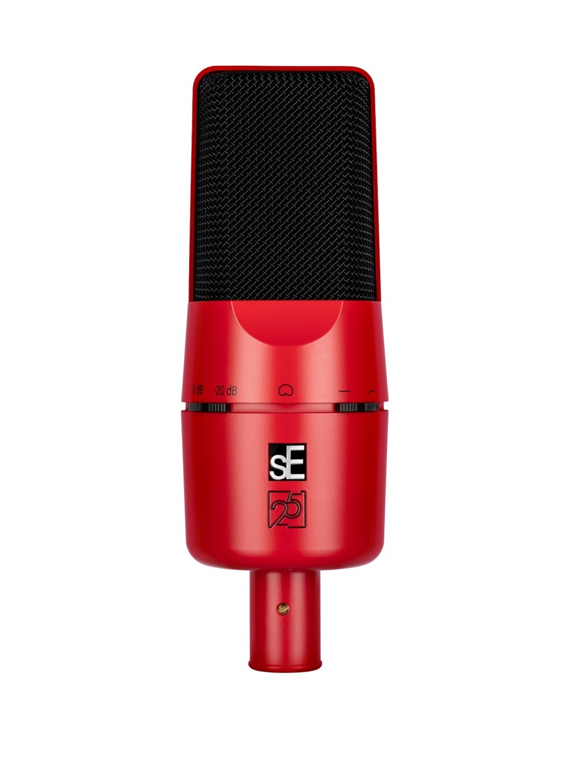 sE Electronics 25th anniversary RED edition of the X1A condenser studio mic