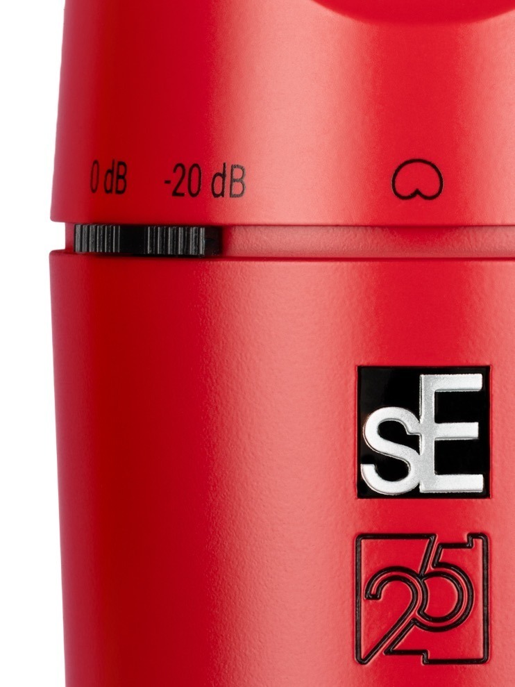sE Electronics 25th anniversary RED edition of the X1A condenser studio mic - Image 4