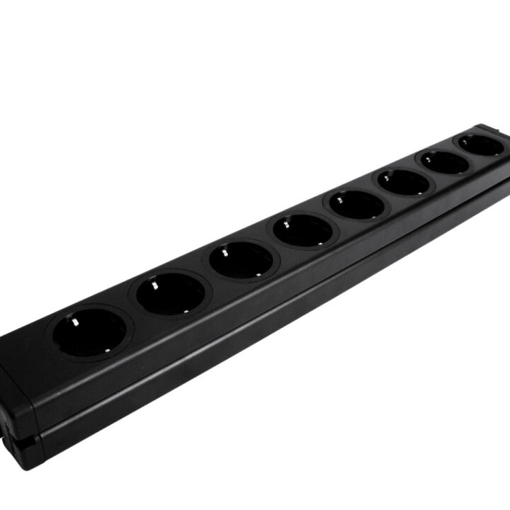 EUROLITE Distributor 8-fold ALU bk