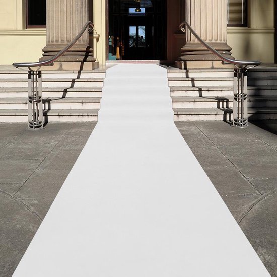 Witte Loper Expo Carpet 1m wit met folie - Image 2