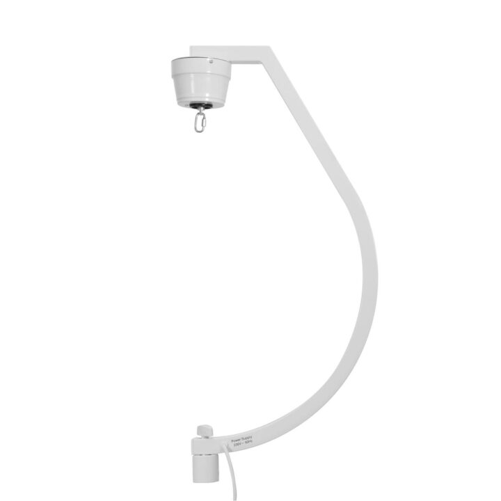 EUROLITE Statiefhouder wit met motor voor spiegelbollen tot 50 cm breed + snelkoppeling