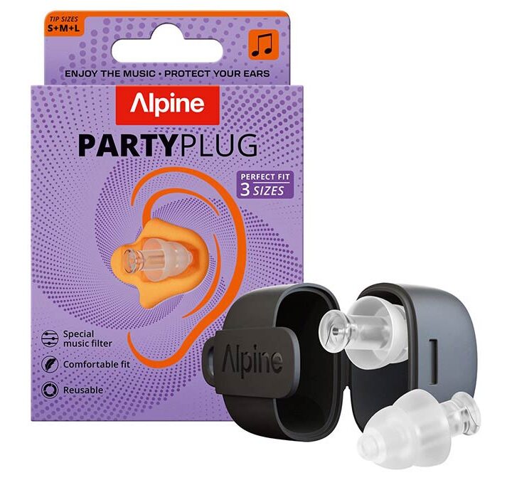 Alpine Partyplug Transparant gehoorbescherming