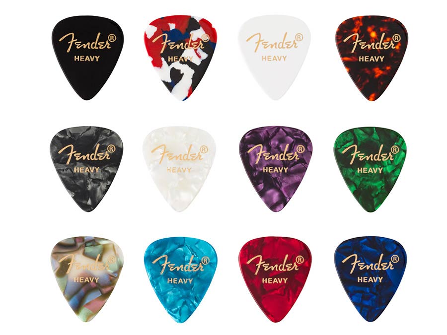 Fender Picks 351 Heavy - Plectrum set 0980300500 12-pack