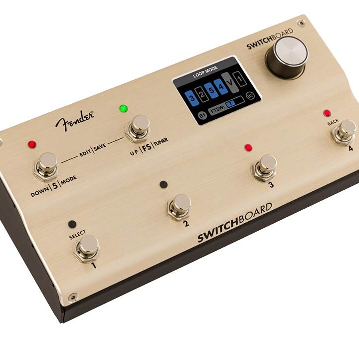 Fender Switchboard Effects Operator met 5 relay true bypass effects loops en 2 hifi buffers