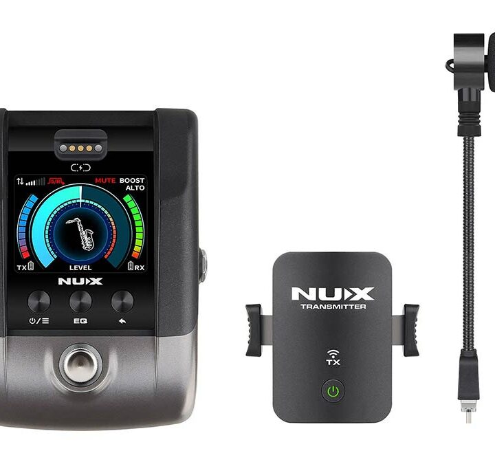 NUX B-6 PRO draadloos microfoonsysteem voor blaasinstrumenten