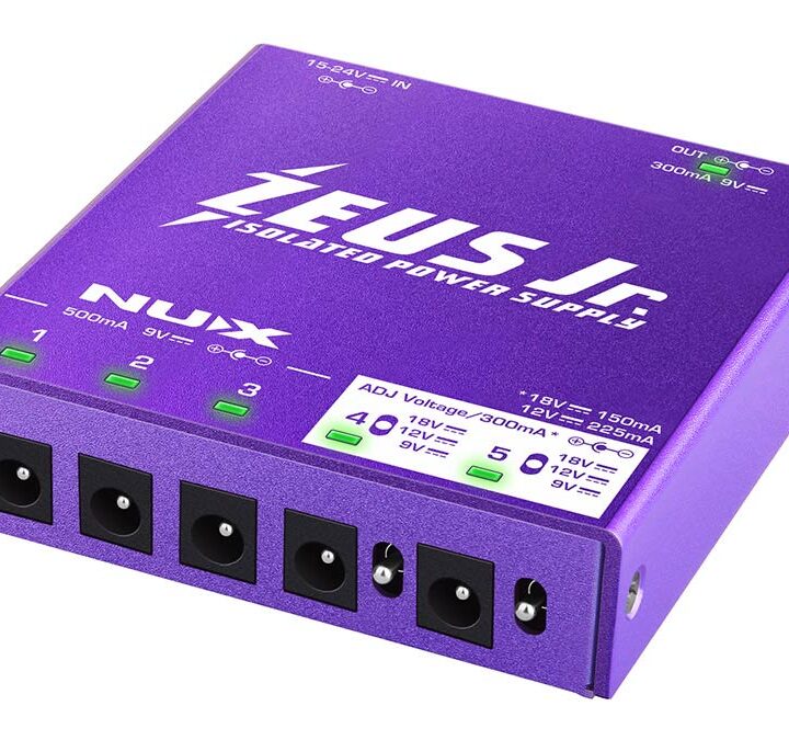 NUX Zeus Jr. Isolated Power Supply multivoeding voor effectpedalen