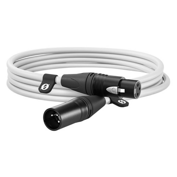 Rode XLR-3M White premium XLR-kabel 3 meter
