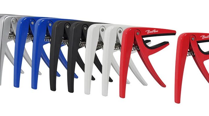 Boston BC-85 universele gitaar capo met veer